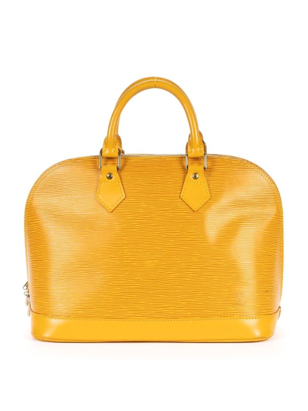 Louis Vuitton Alma Yellow Epi Handbag